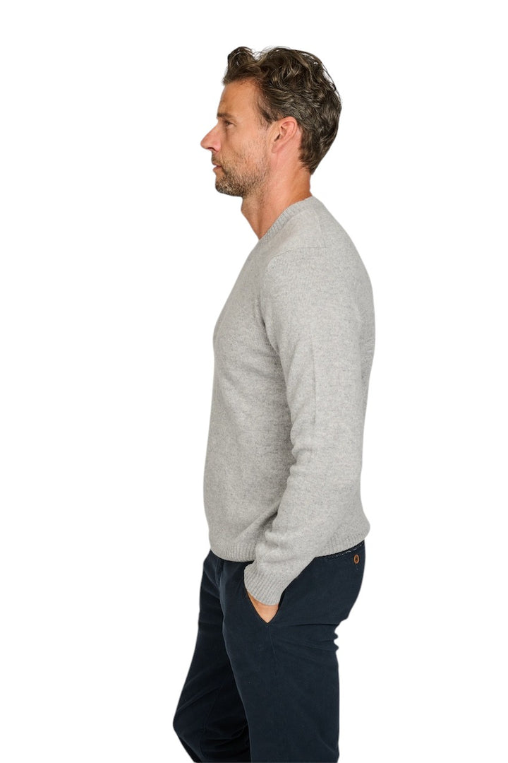 Gran Sasso Men pull trui ronde hals heren grijs 23131 25012 071