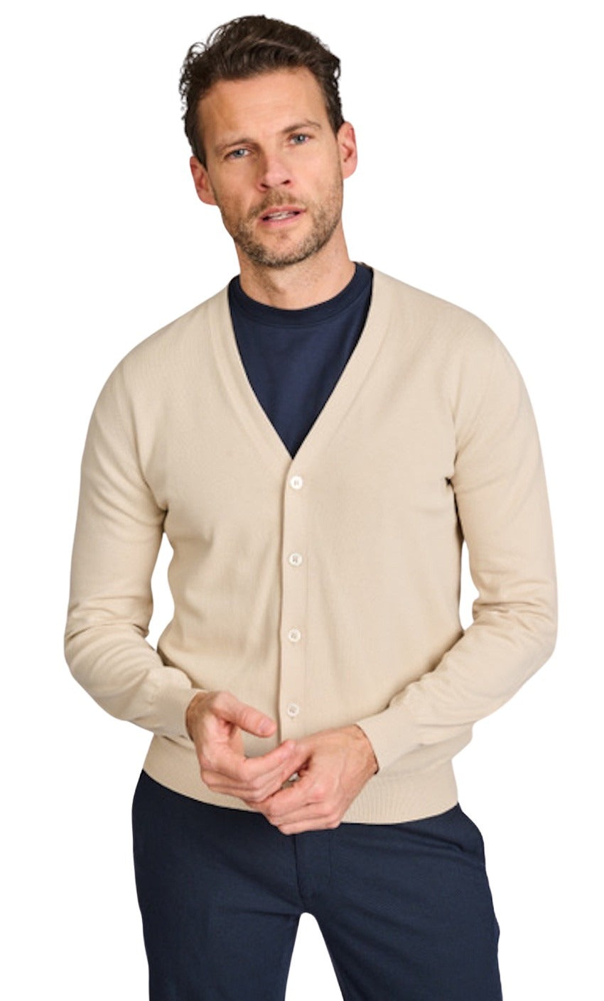 Gran Sasso Men gilet heren beige 58101/18193/012