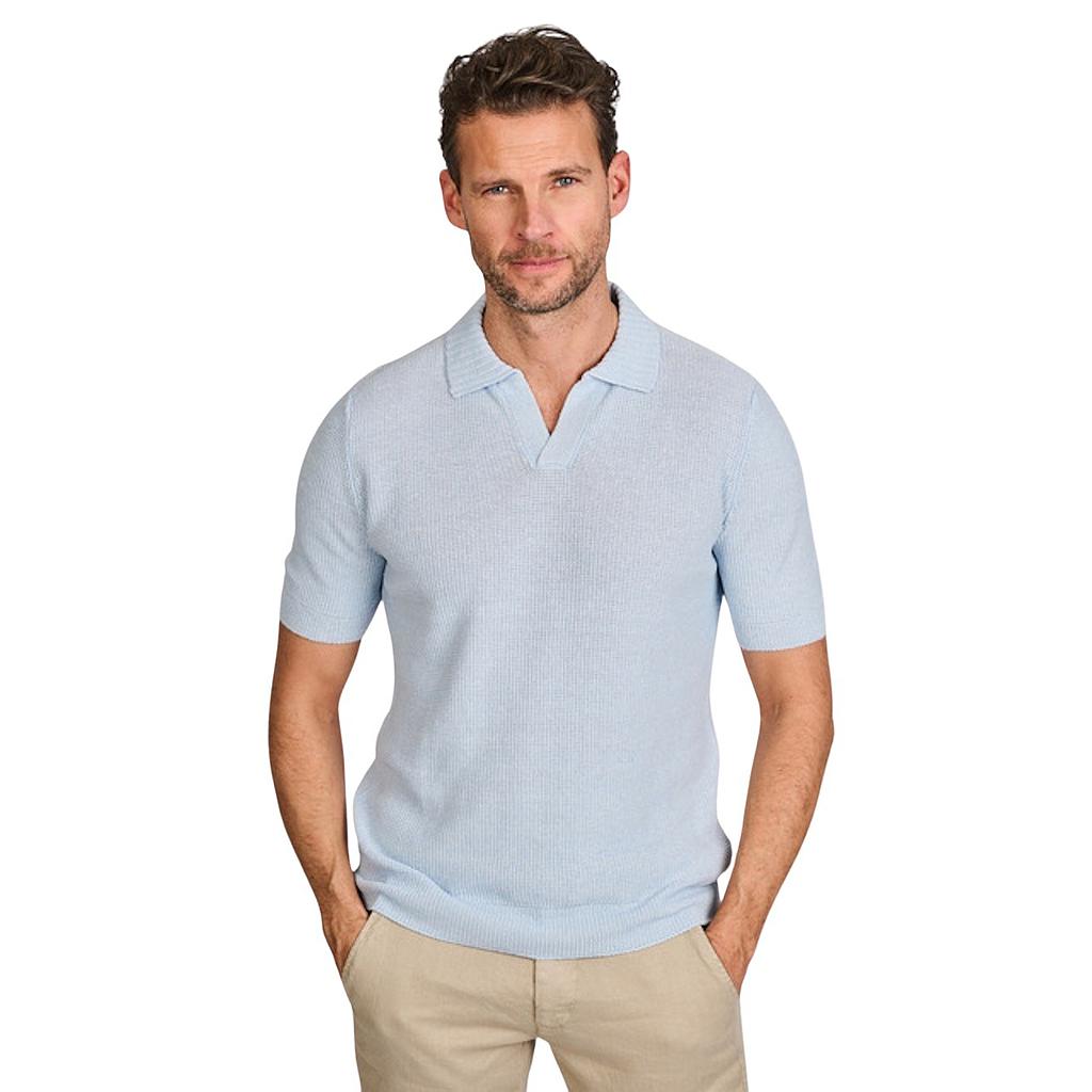 gran-sasso-men-polo-shirt-korte-mouwen-heren-ciel