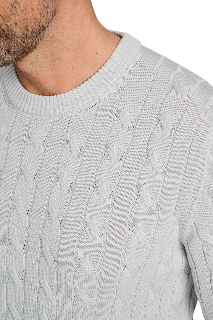 Gran Sasso Men pull trui heren zilver 23155/18173/050