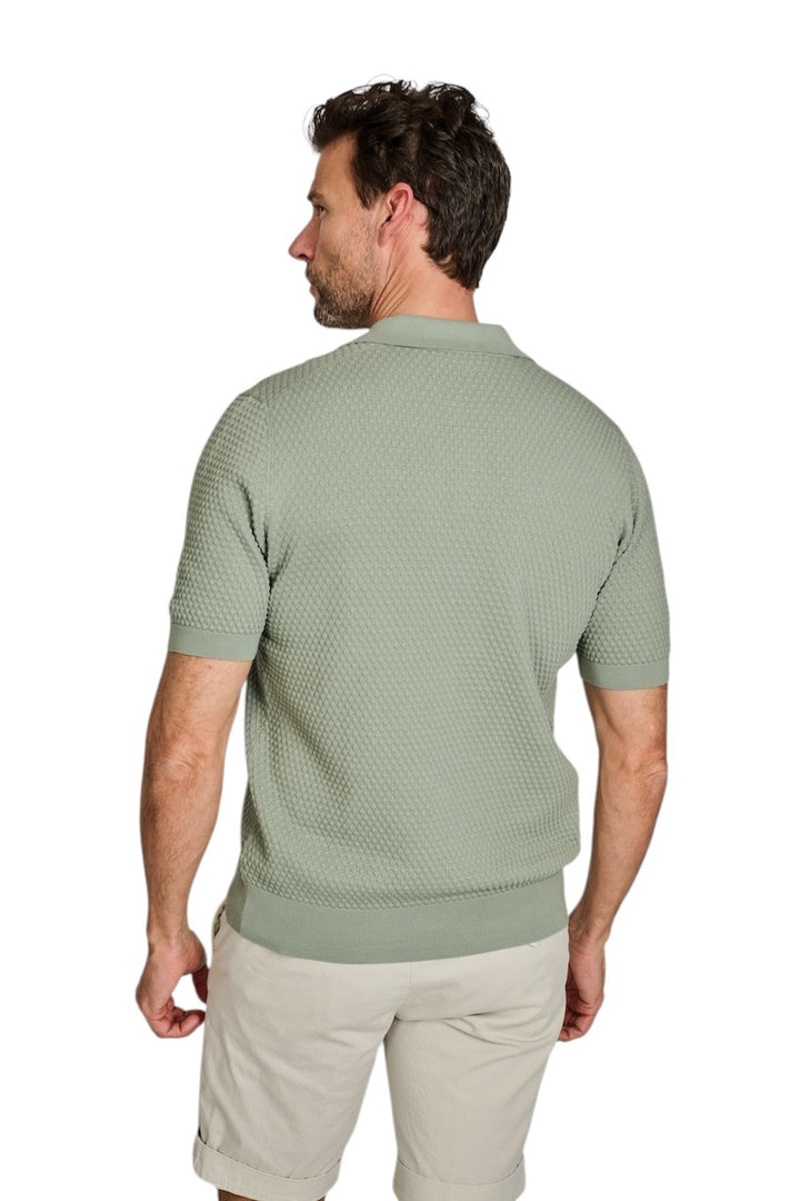 Gran Sasso Men polo shirt korte mouwen heren groen 58186/18162 466