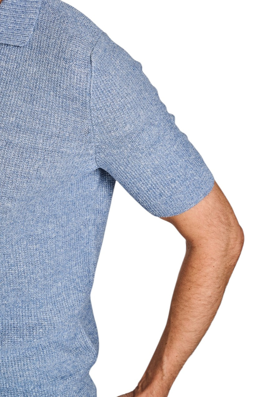 Gran Sasso Men polo shirt korte mouwen heren blauw 23140/18640 565