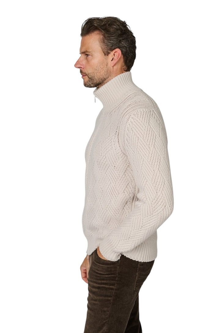 Gran Sasso Men gilet heren greige 10155/19654 113