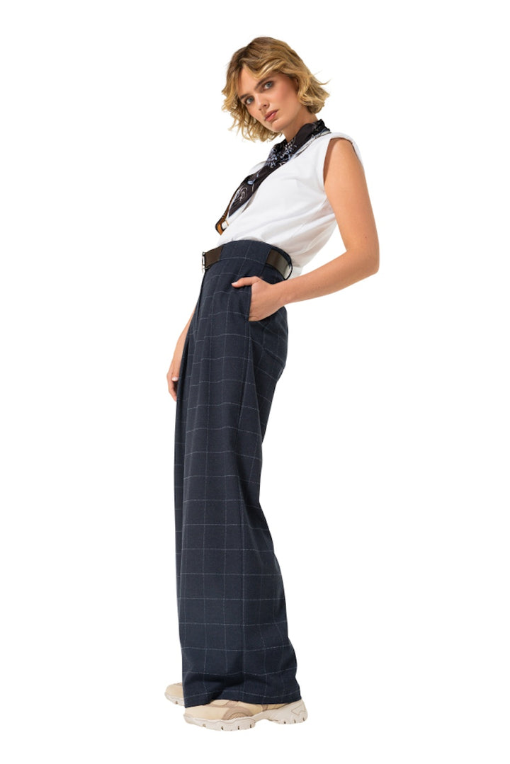 Caroline Biss broek dames blauw 4590/21