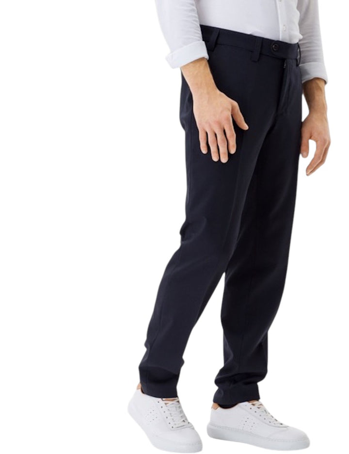 Eurex By Brax geklede heren broek marine Jan 50-8350/22