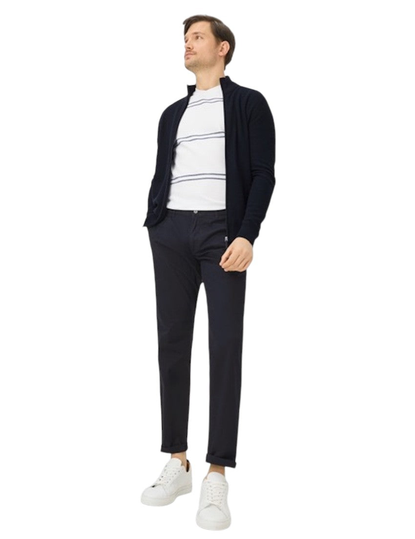 Brax Men sportieve broek heren marine FABIO 07-1642/23