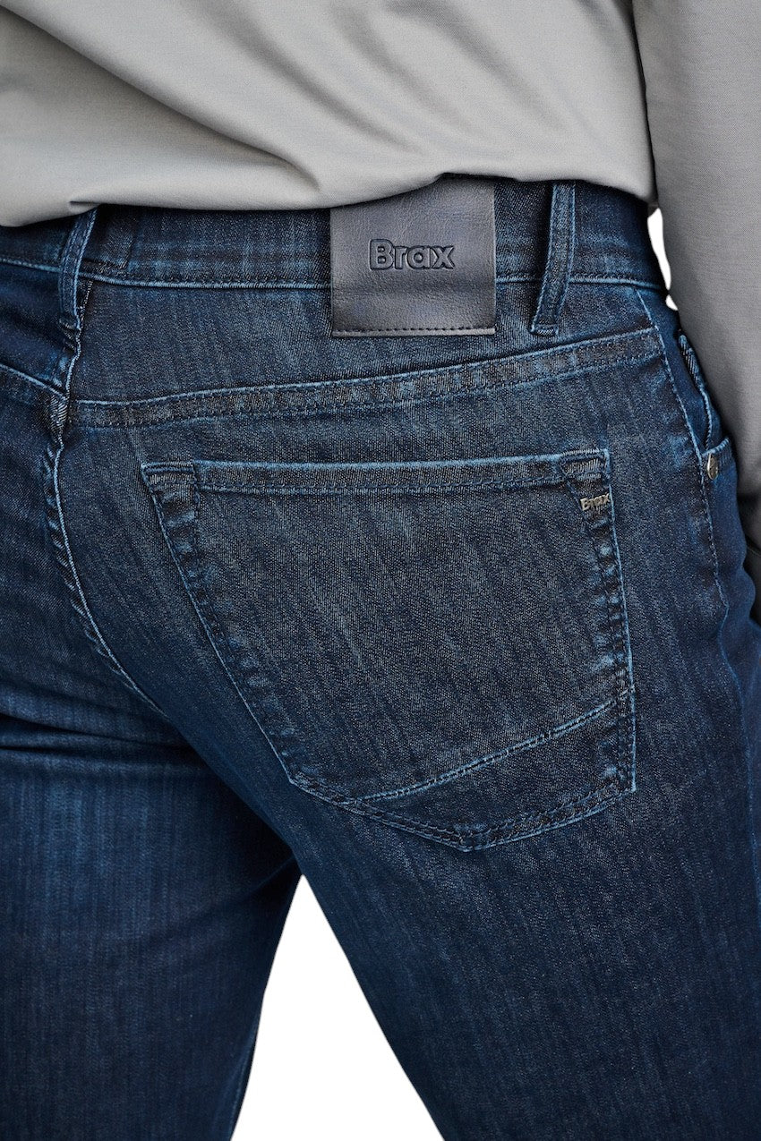 Brax Men jeans heren donker blauw Chuck 80-6500/24