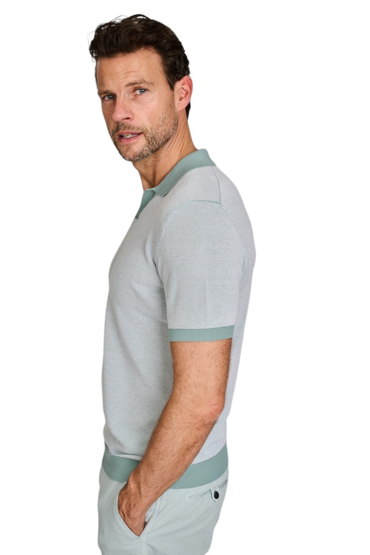 Gran Sasso Men polo shirt korte mouwen heren groen 57155/26901 510