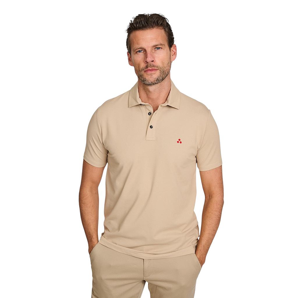 peuterey-polo-shirt-korte-mouwen-heren-zand