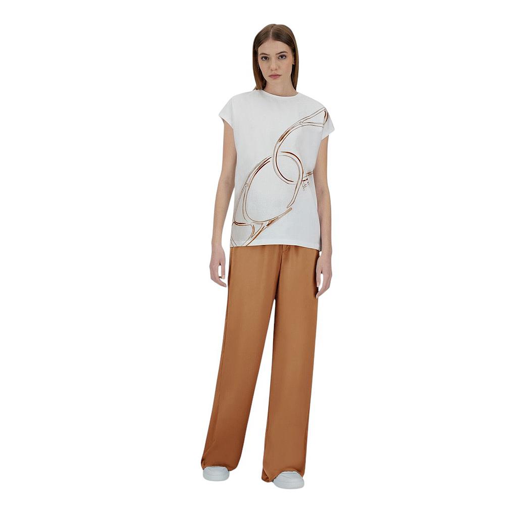 herno-women-t-shirt-korte-mouwen-dames-wit