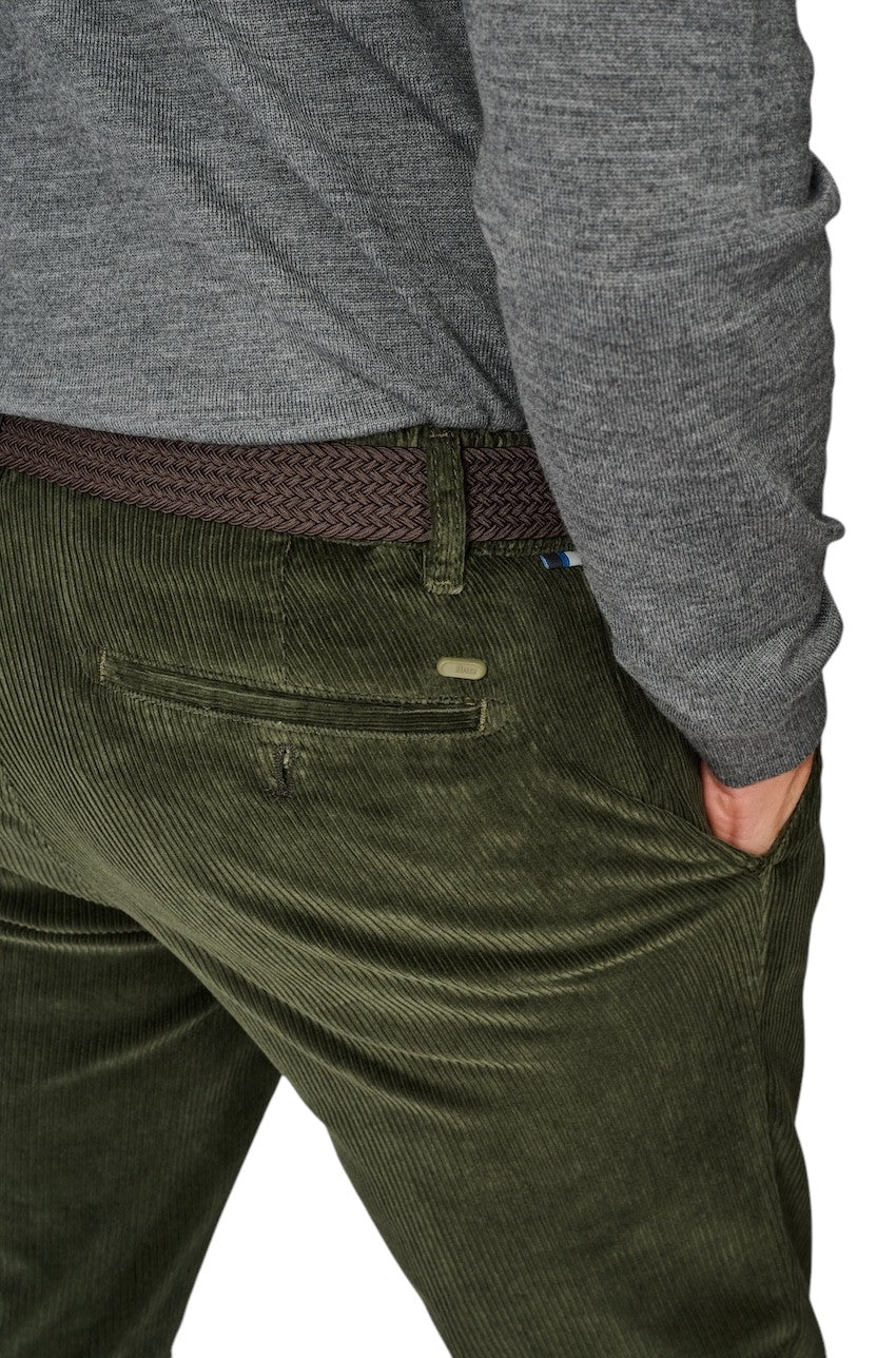 Brax Men sportieve broek heren olijf 87-3438/32  PHIL DX