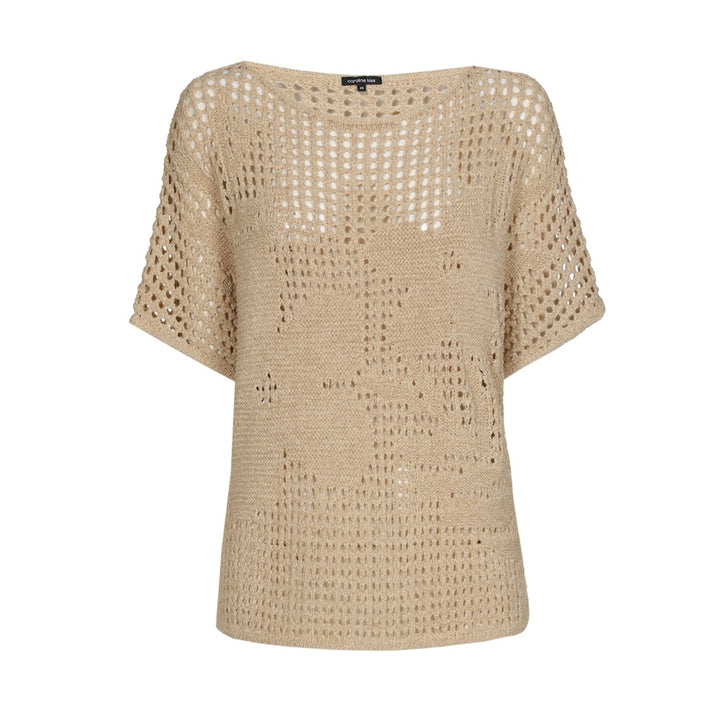 Caroline Biss pull trui dames zand 3208/35