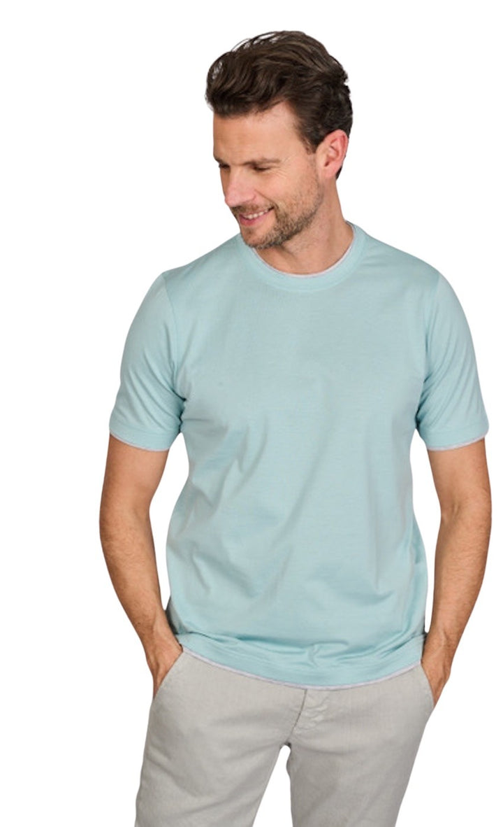 Gran Sasso Men t-shirt korte mouwen heren groen 60123/73711/430