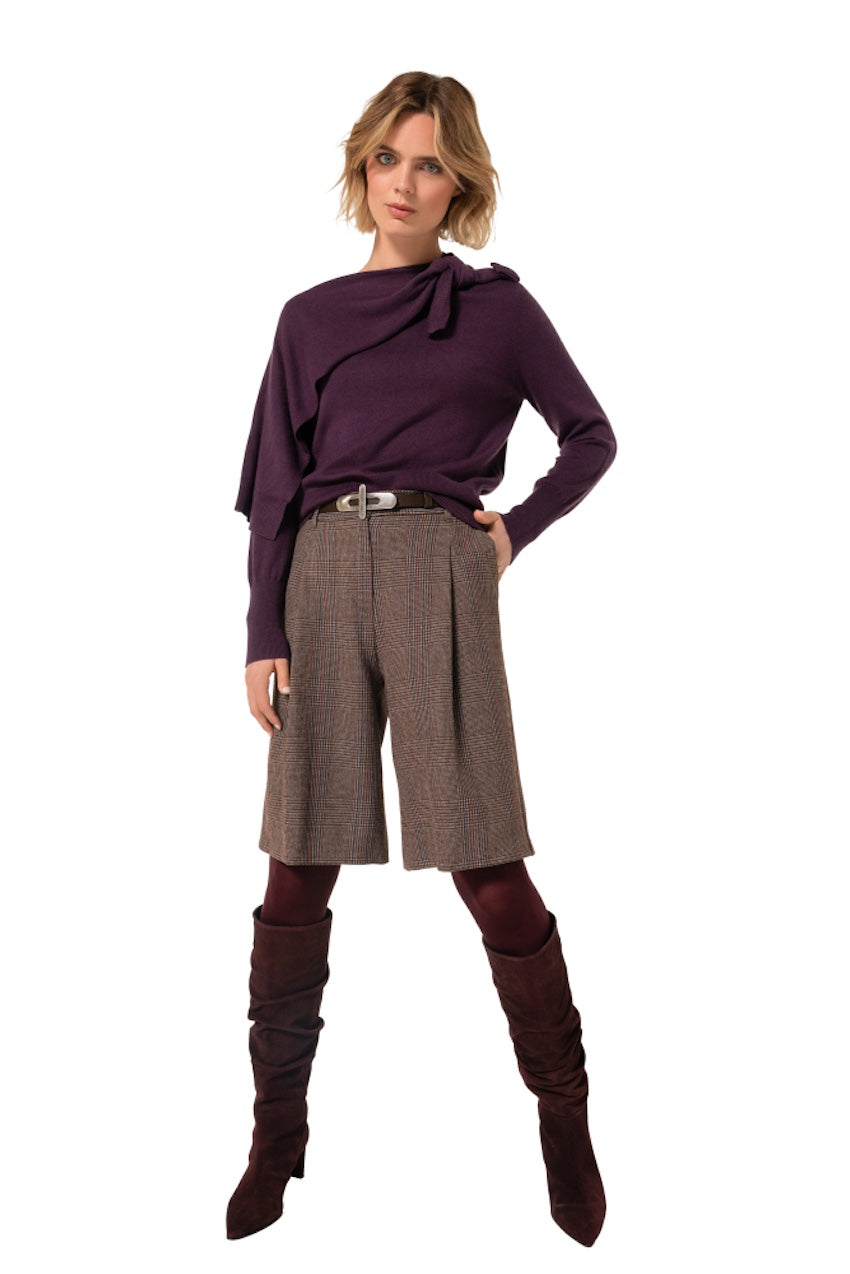 Caroline Biss pull trui dames paars 4205/45