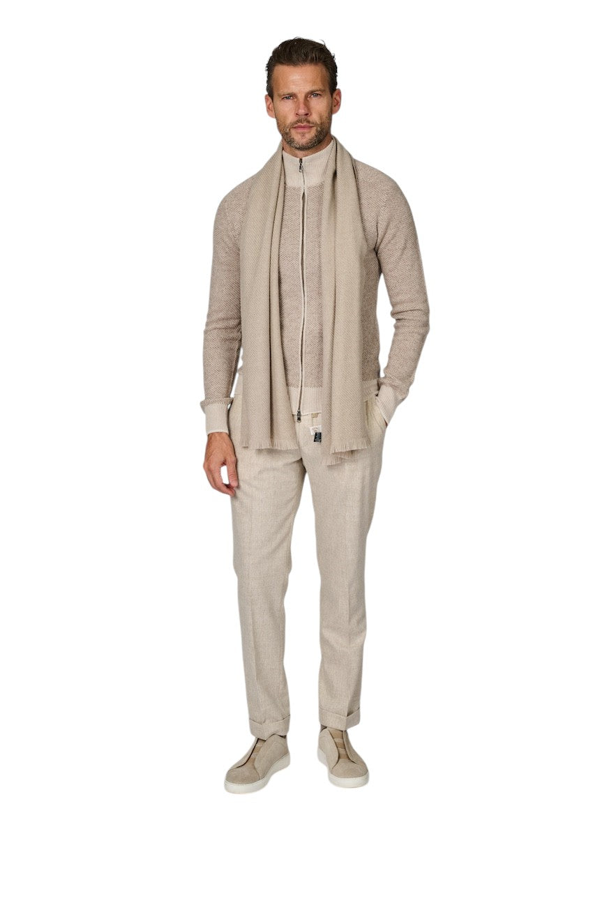 Gran Sasso Men broek heren beige 76115/51306 010