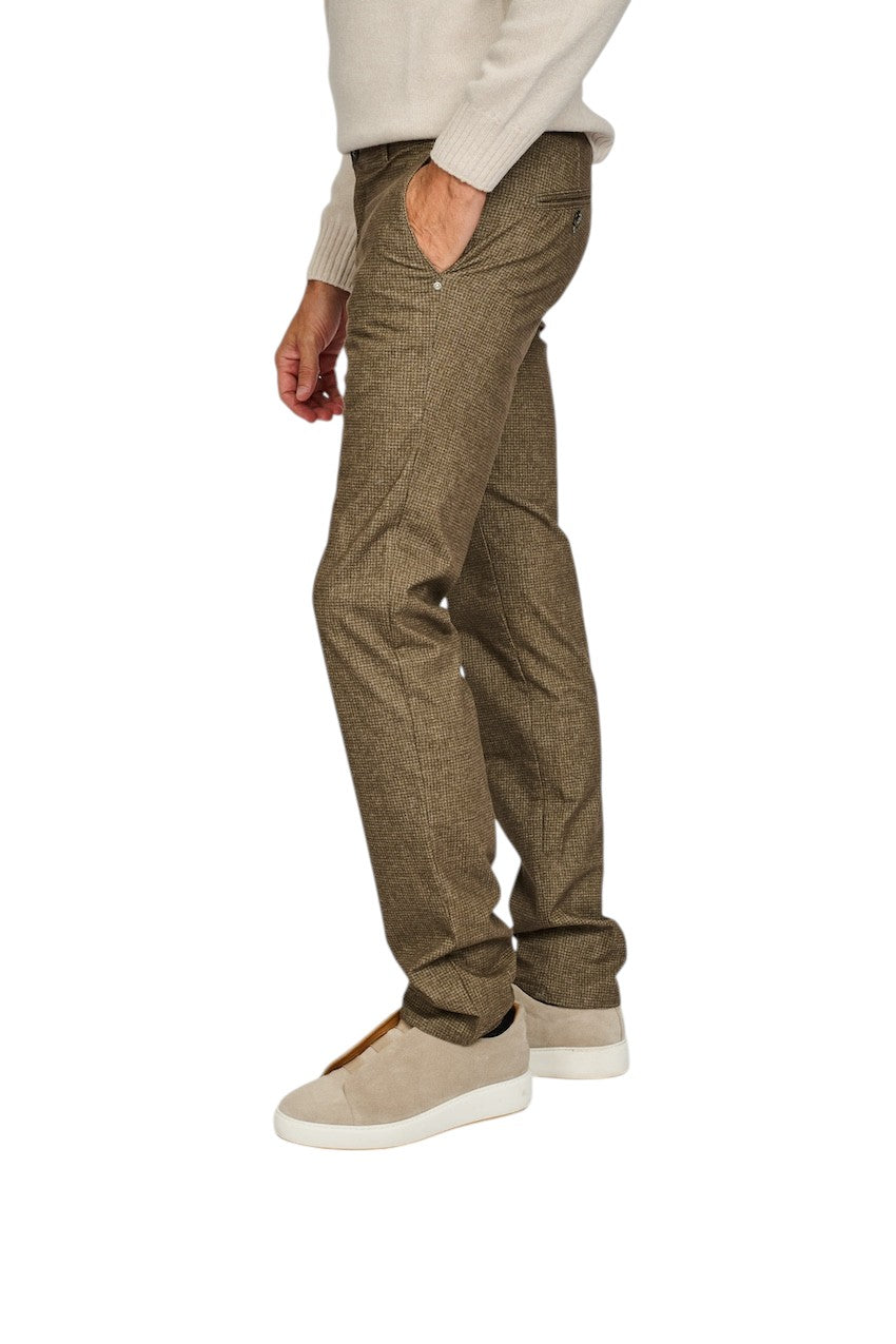 Brax Men sportieve broek heren bruin 87-3848/54 FABIO WDX