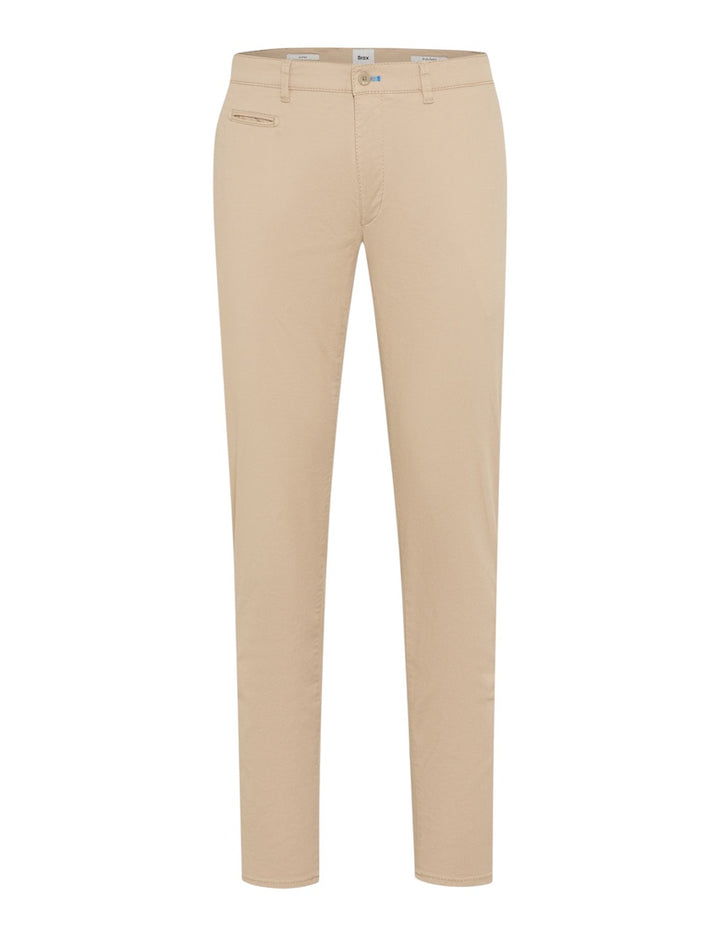 Brax Men sportieve broek heren beige Fabio in 07-3222/55