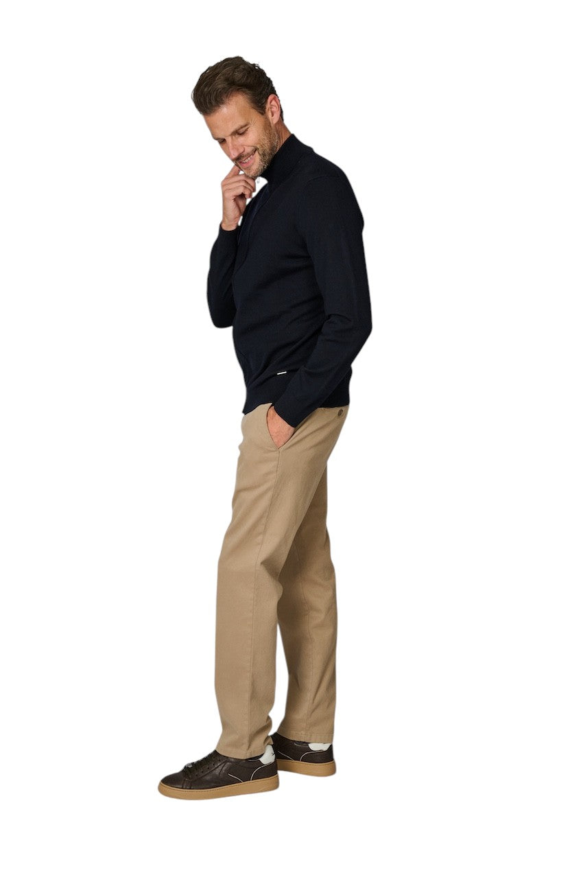 Eurex By Brax sportieve broek heren beige 57-1848/56 JOE