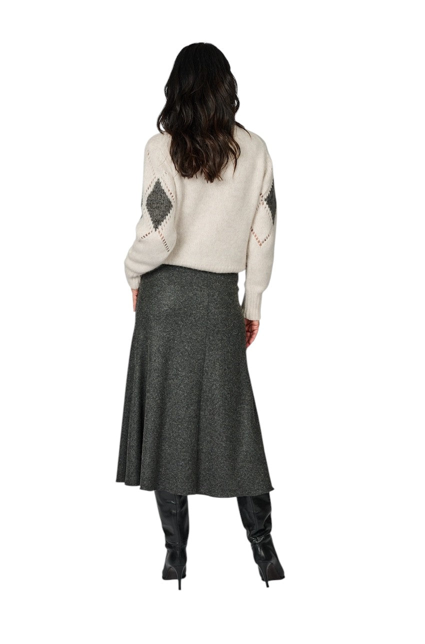 Seductive rok dames grijs BOBBY WOOL 094126/6103 952