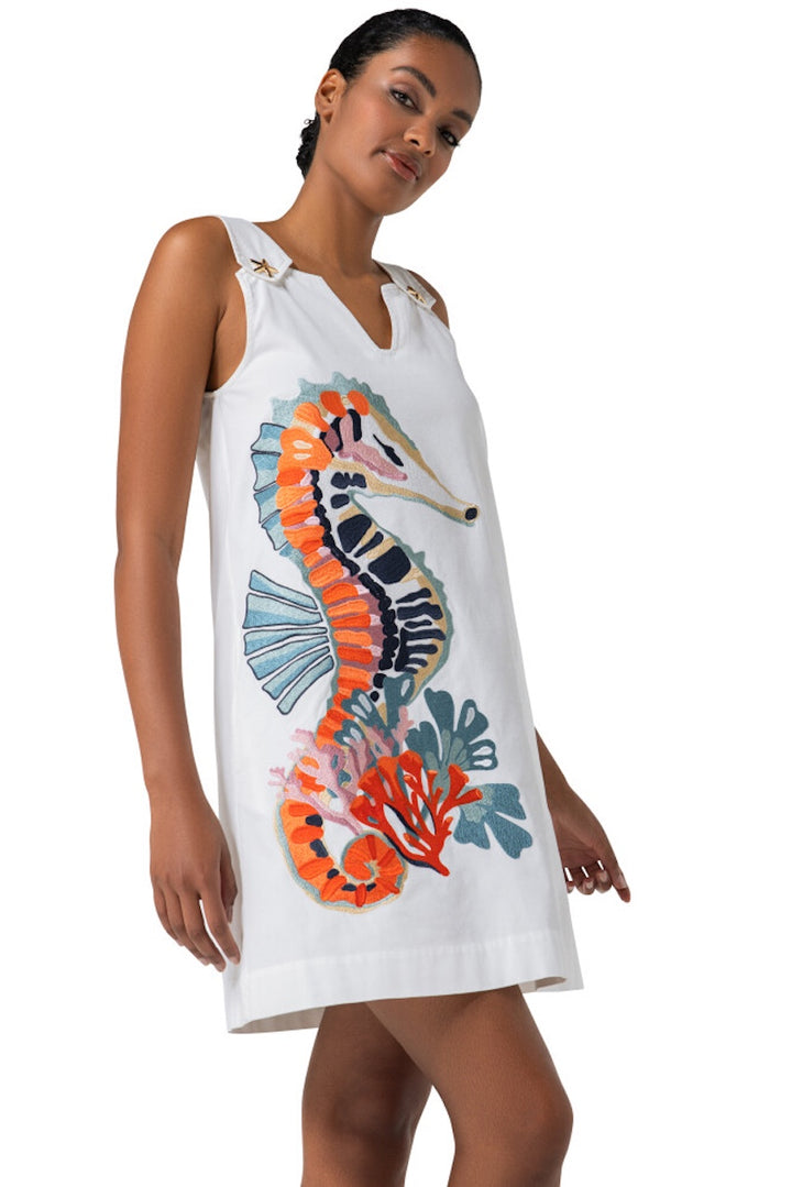 Caroline Biss kleedje dames wit 3106/79