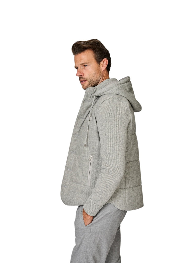 Gran Sasso Uomini Cappotto da uomo grigio