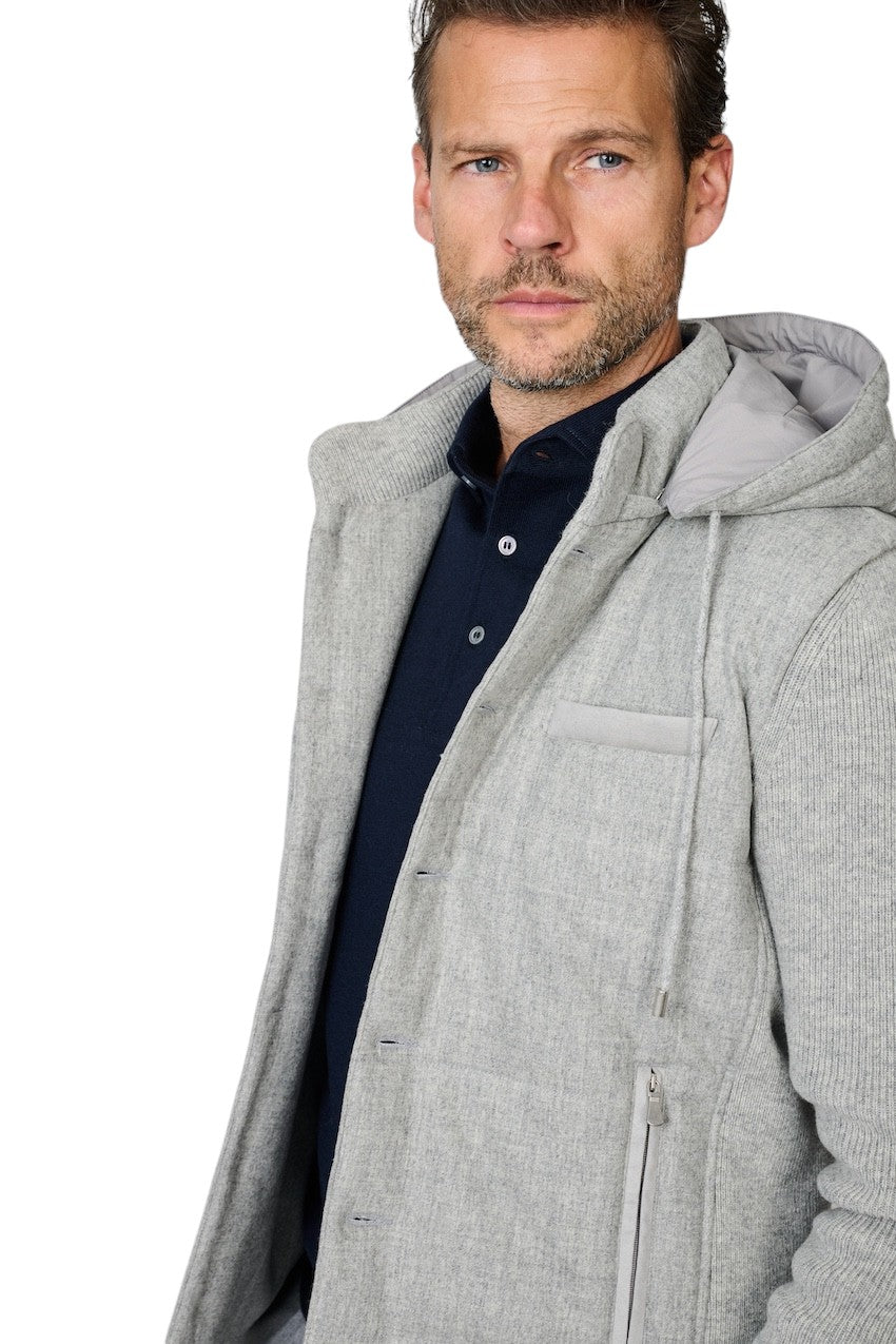 Gran Sasso Uomini Cappotto da uomo grigio