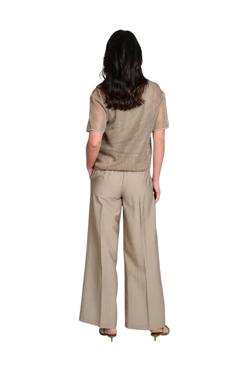 Anneclaire pants ladies taupe colour D1701 1772 373