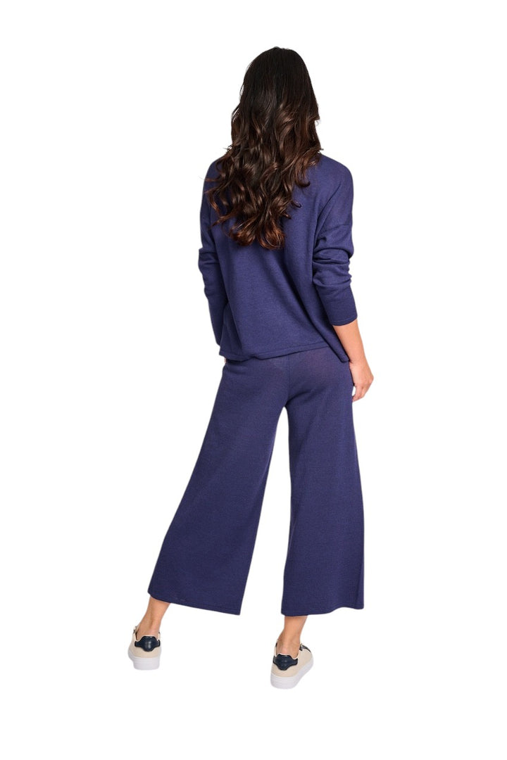 Anneclaire gilet donna blu