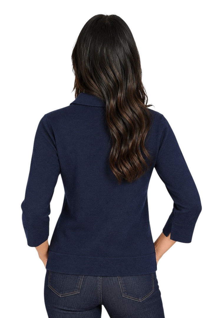 Anneclaire pull trui dames donker blauw D1302 857 202