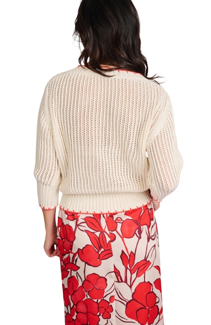 Anneclaire pull trui dames ecru D0990 383 631