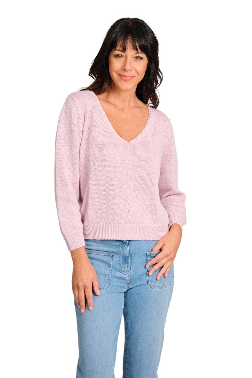 Anneclaire pull trui dames lila D0964 317 648.