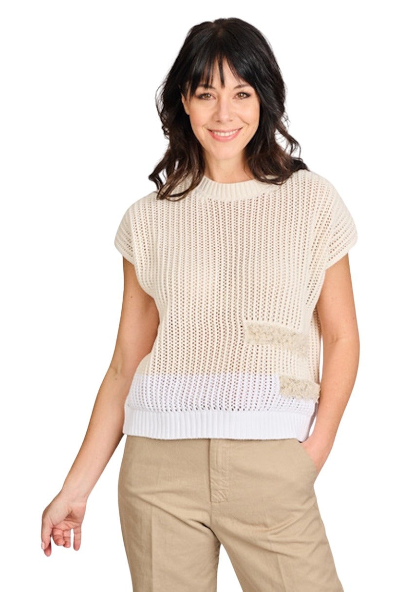 Anneclaire Top til kvinder ecru D1113 1611 430