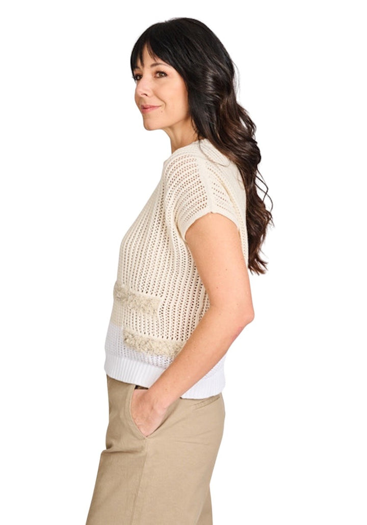 Anneclaire Top til kvinder ecru D1113 1611 430