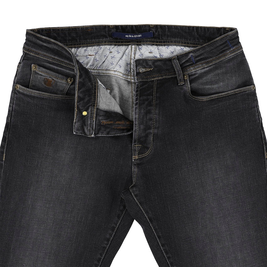 Atelier Noterman jeans heren zwart ATN01S-A120-2045-101