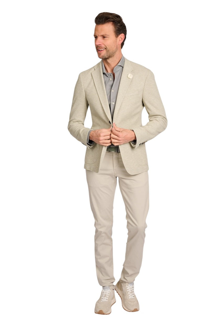 Atelier Noterman pantaloni sportivi da uomo leggeri beige