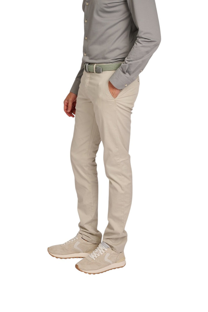 Atelier Noterman pantaloni sportivi da uomo leggeri beige