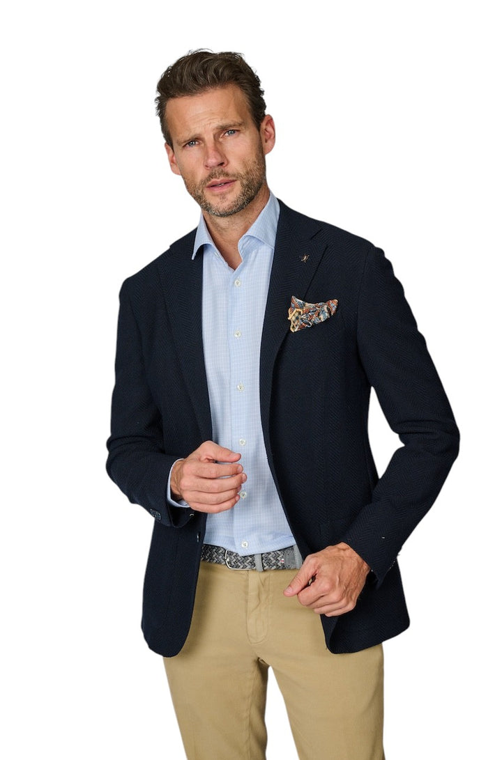 Cc Collection Corneliani vest heren donker blauw 26XZ23-2666513-001