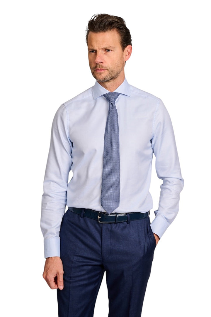 Corneliani cravatta da uomo blu scuro