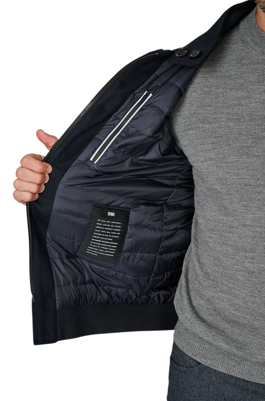 Duno Uomo sportieve mantel heren blauw NEIL PRATO 801