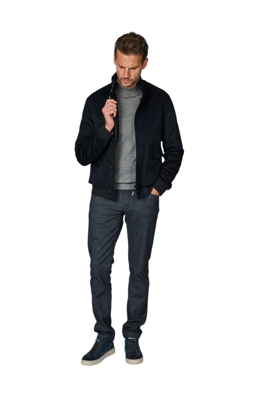 Duno Uomo sportieve mantel heren blauw NEIL PRATO 801