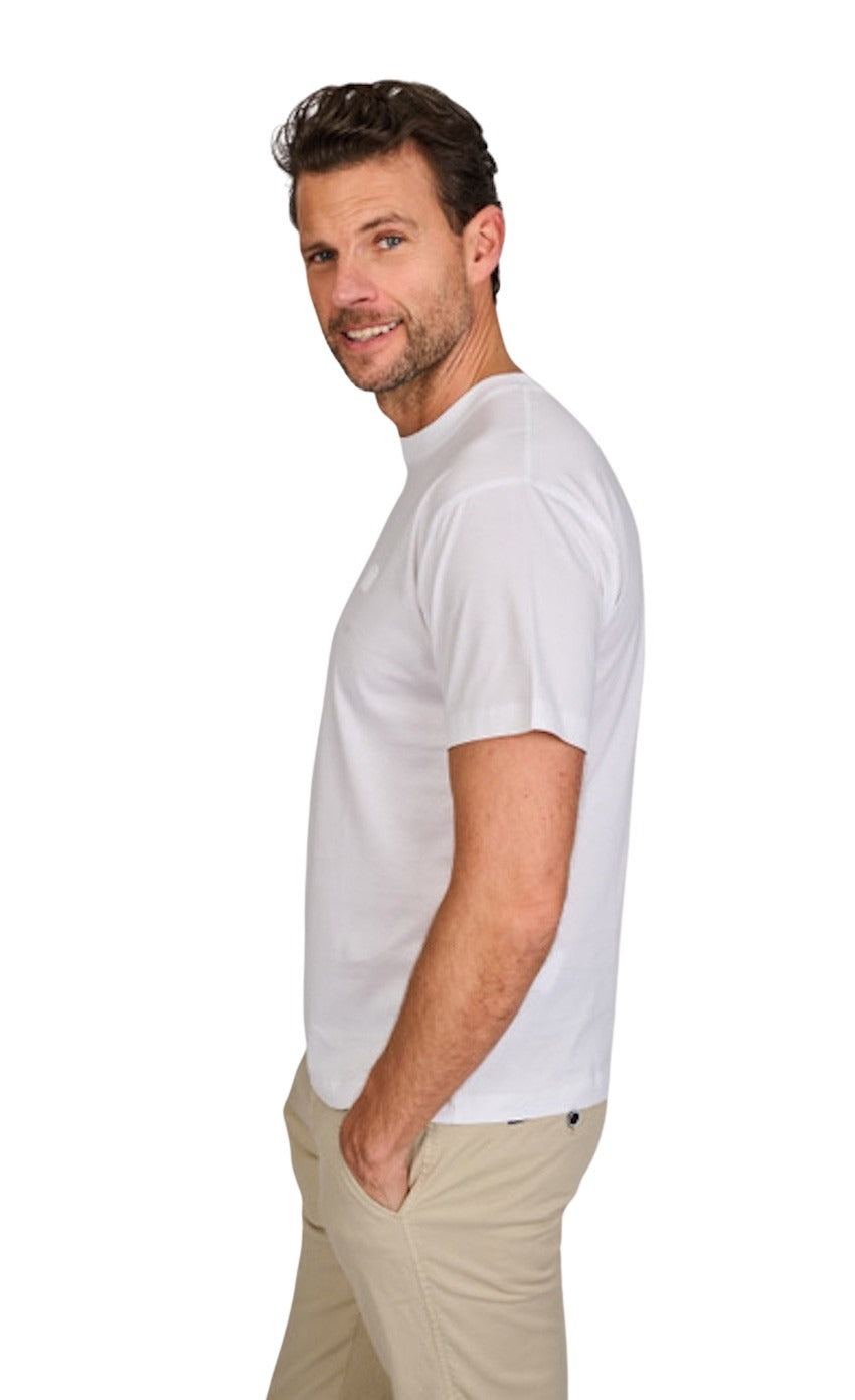 Duno Uomo t-shirt korte mouwen heren wit Rox-Cesano 002