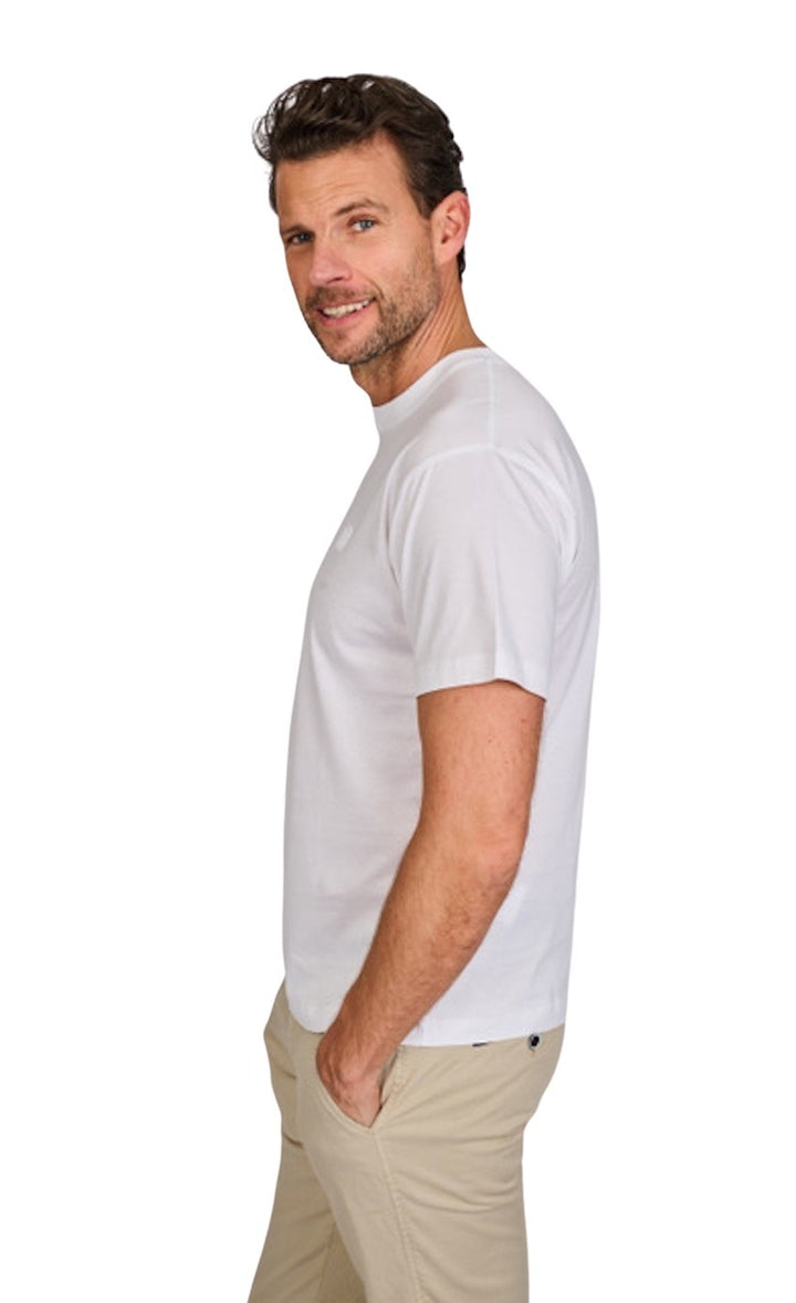 Duno Uomo t-shirt korte mouwen heren wit Rox-Cesano 002