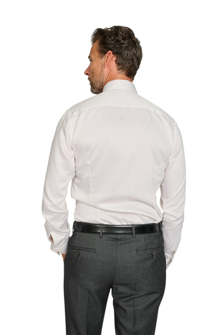 Eton camicia maniche lunghe uomo beige sottile