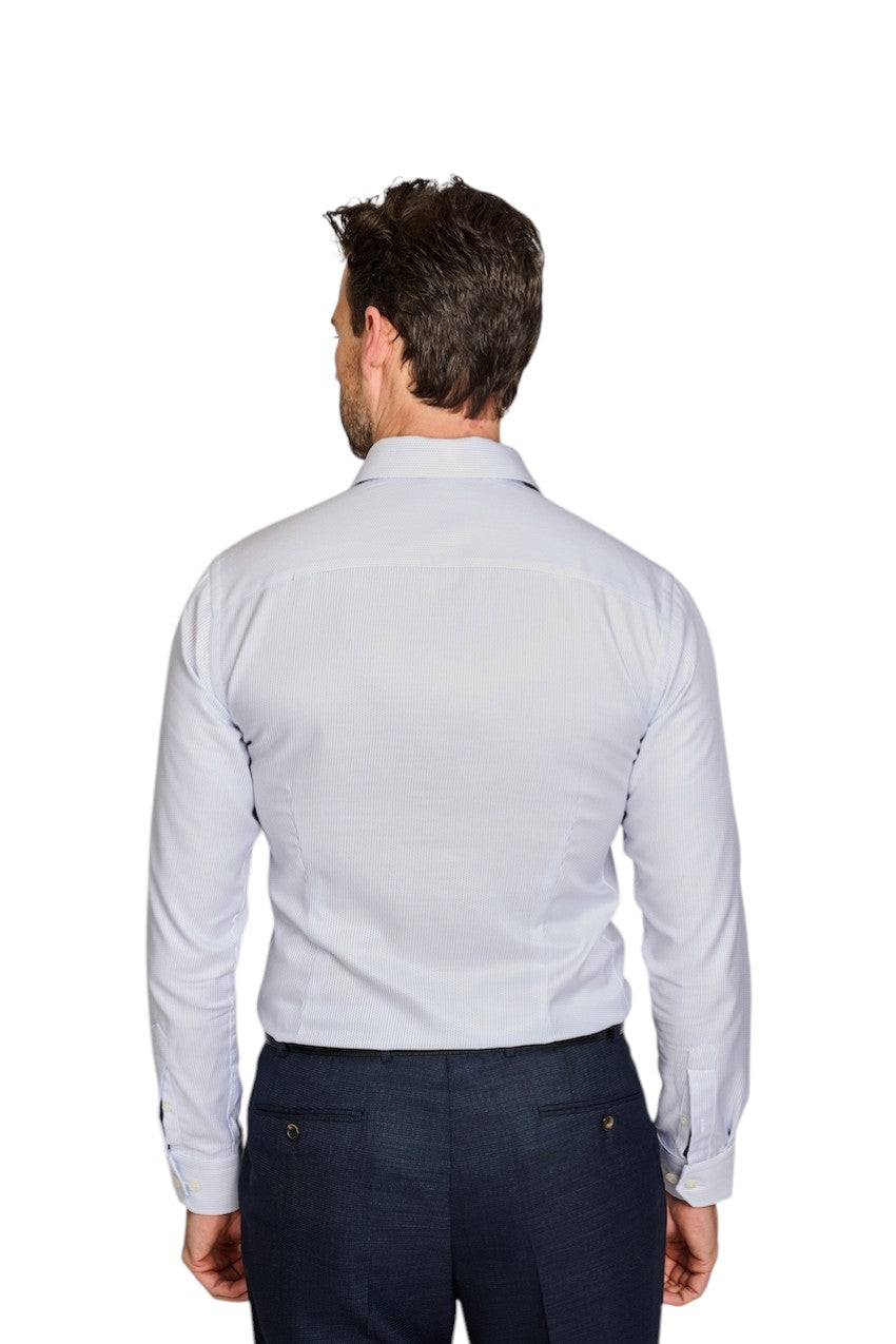 Eton Hemd lange Ärmel Herren blau Slim 10001480921