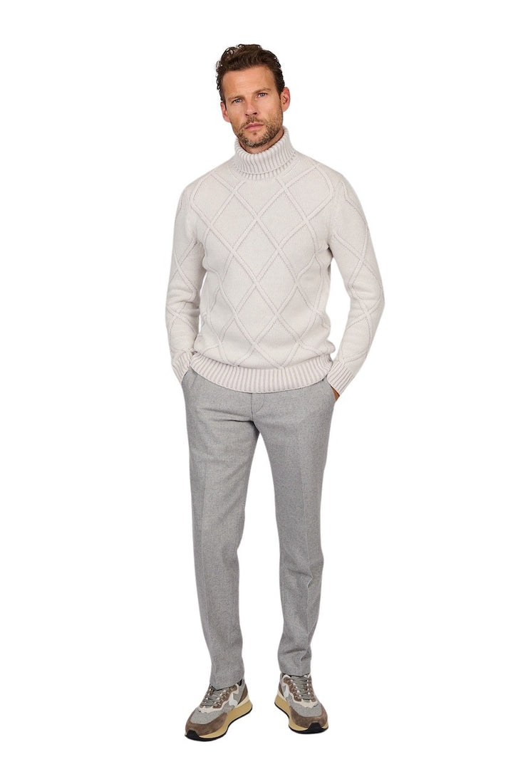 Eurex By Brax geklede heren broek licht grijs