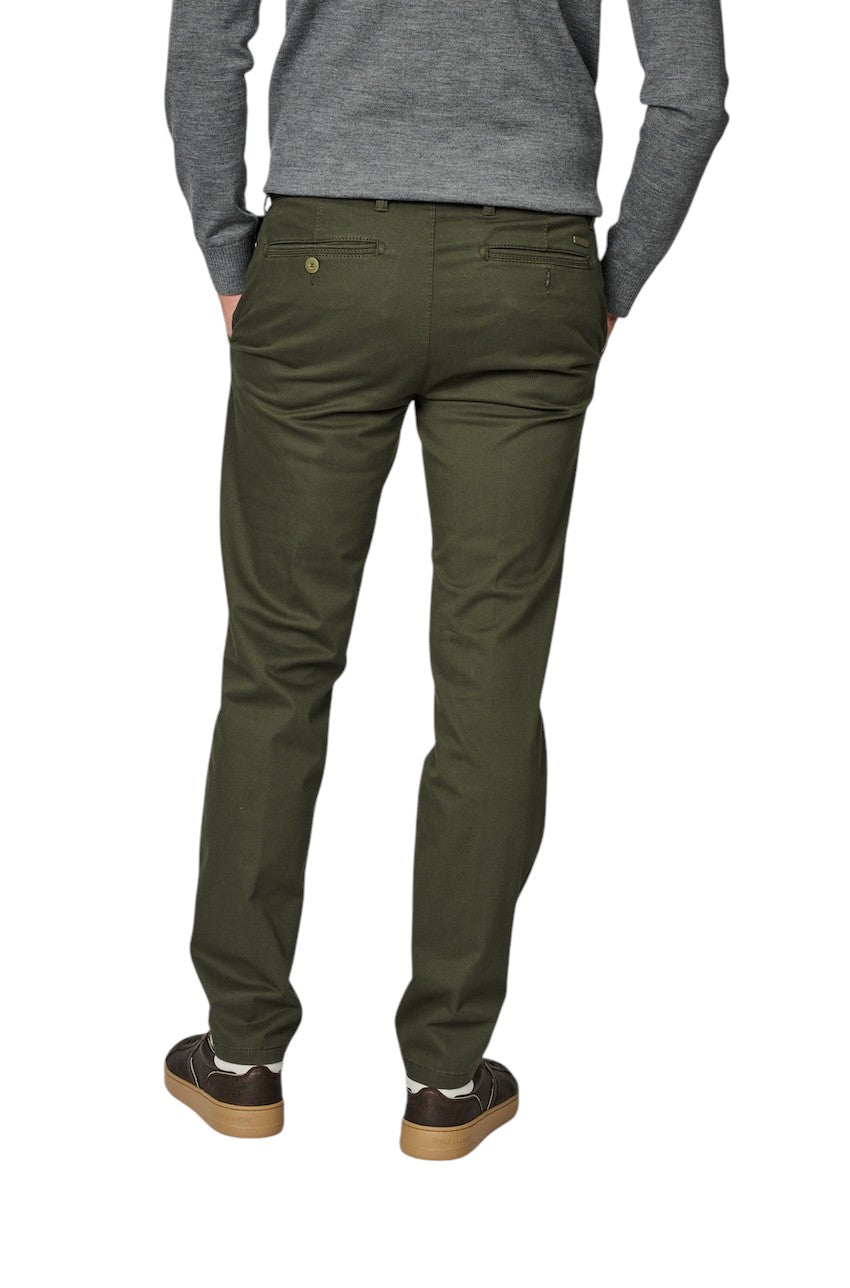 Eurex By Brax sportieve broek heren khaki JIM