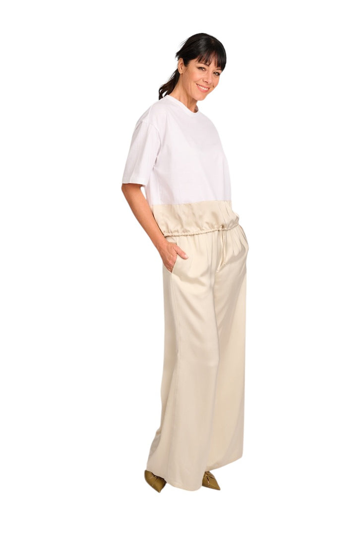 Fabiana Filippi pantalons pour femmes beige