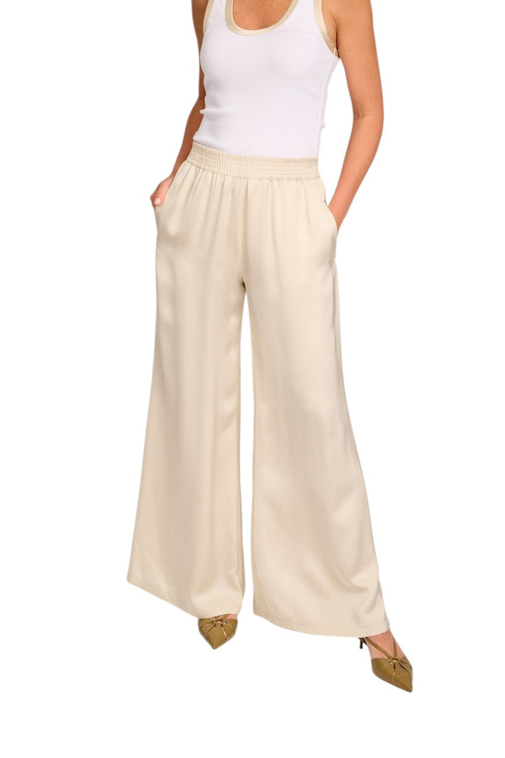 Fabiana Filippi pantalons pour femmes beige
