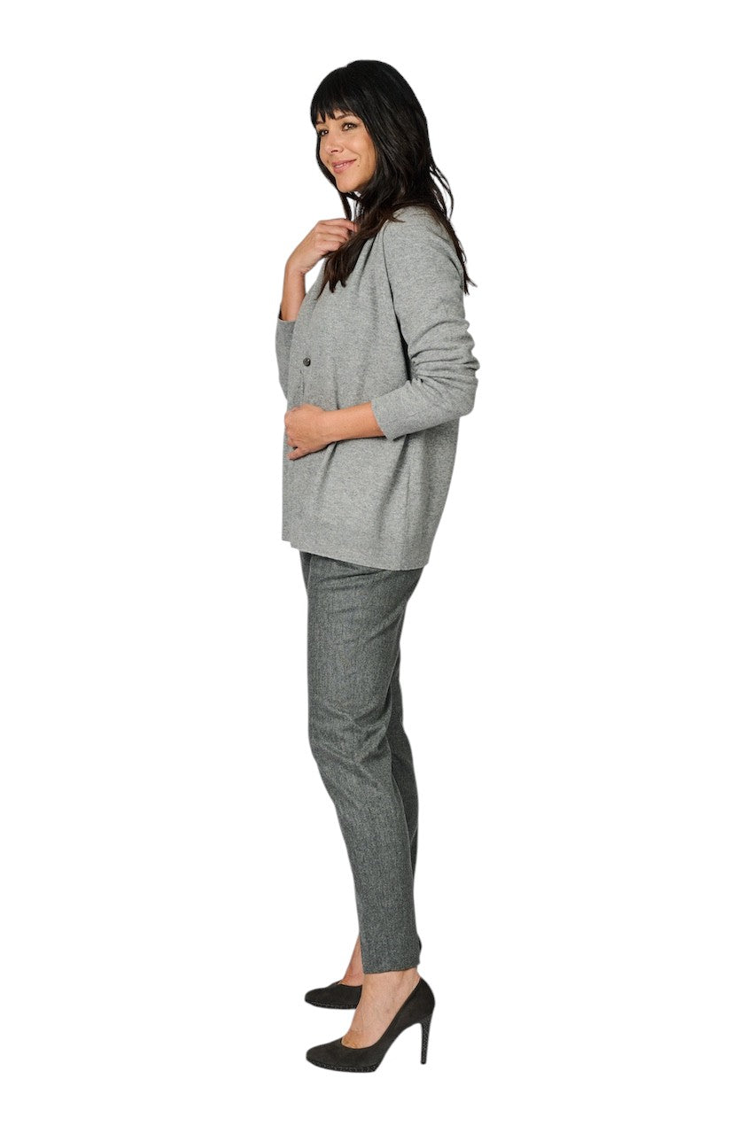Fabiana Filippi gilet dames gris