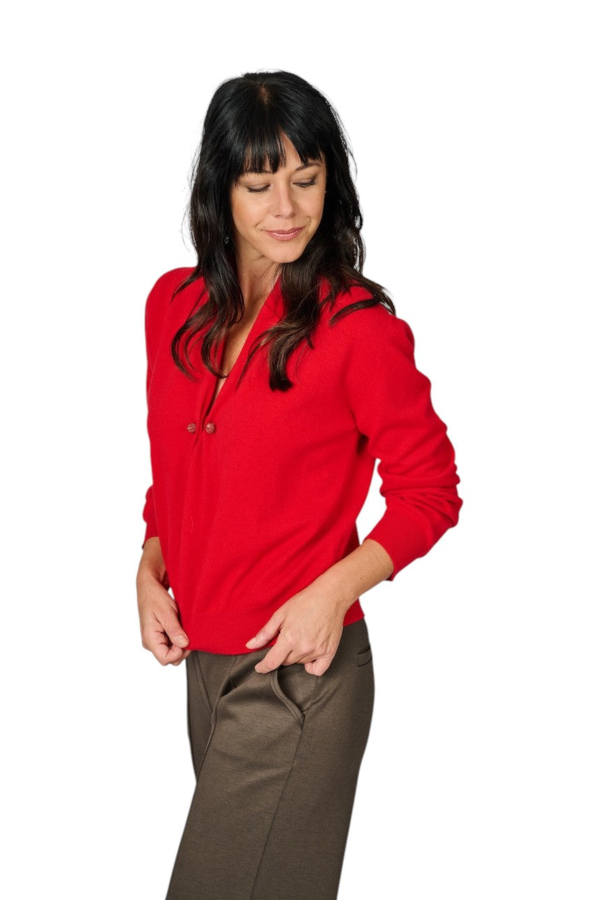 Fabiana Filippi pull trui dames rood MAD225F499L517 3045